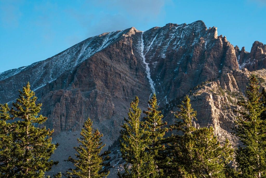 Great Basin's jagged Snake Mountain Range.