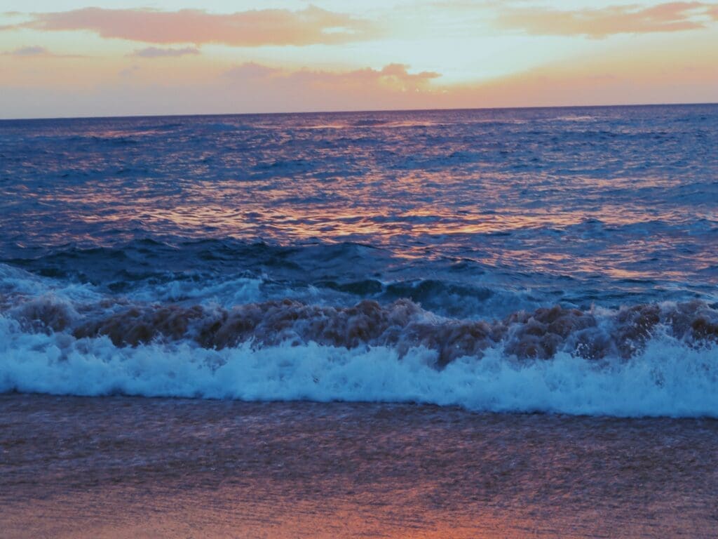 sunset on Oahu's North Shore