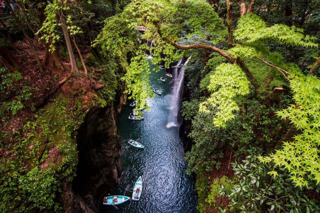 a river gorge in miyazaki japan