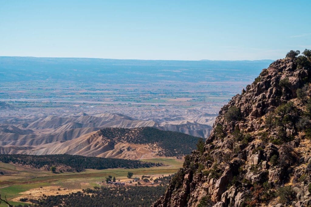 The Warner Point Trail offers views of the desert surrounding Black Canyon.