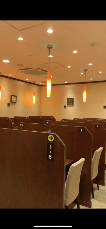 The inside booths at an manga cafe in Japan.