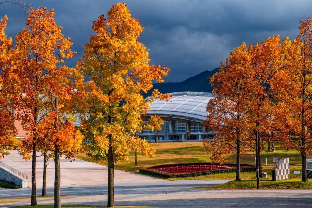 Fall colors in Nagano Japan