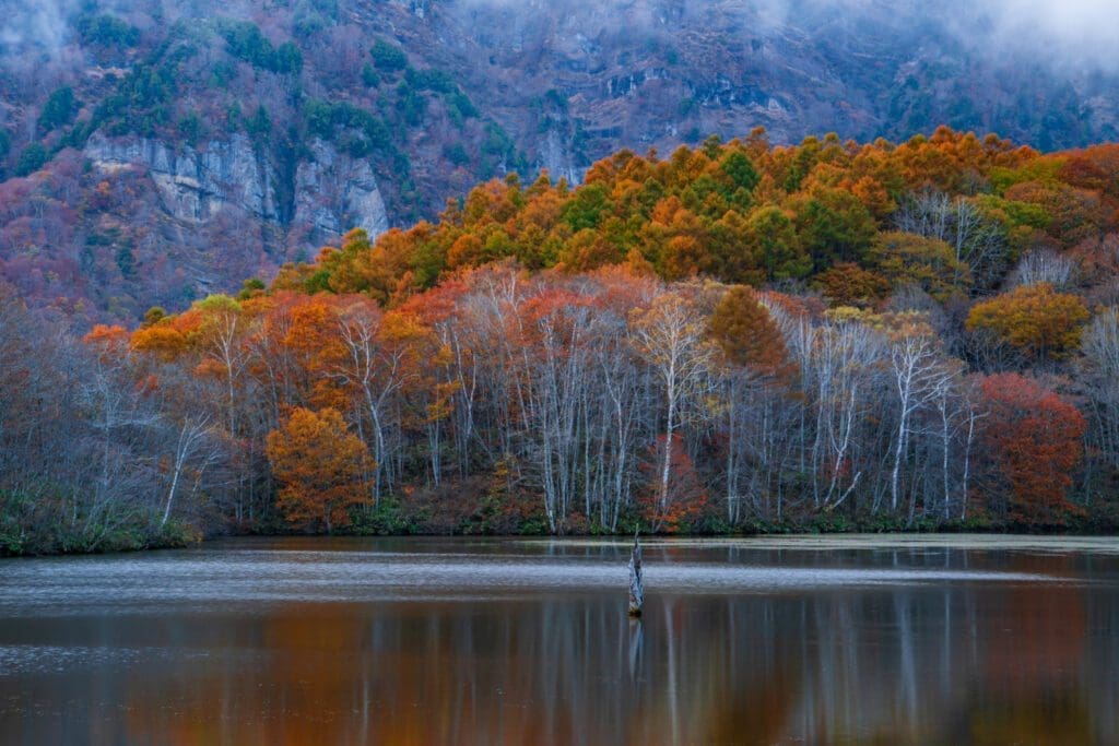 Kagami Pond in Togakushi.