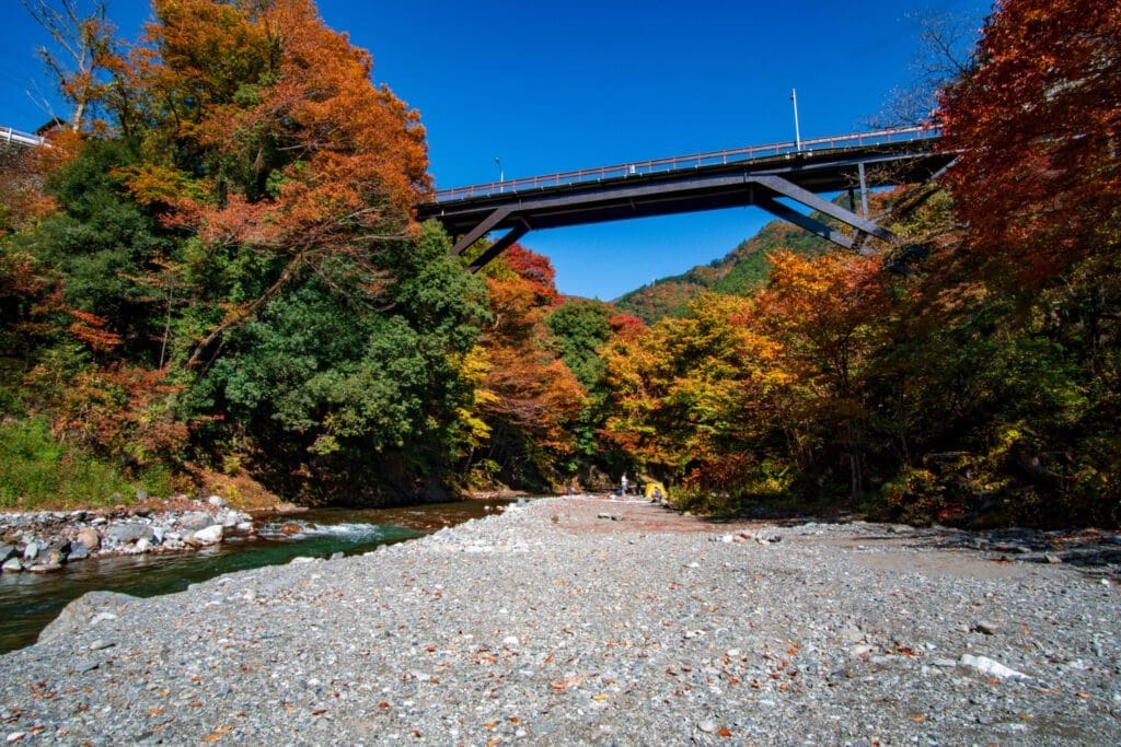 Chichibu-Tama-Kai National Park is one of the best places to see fall colors in Japan