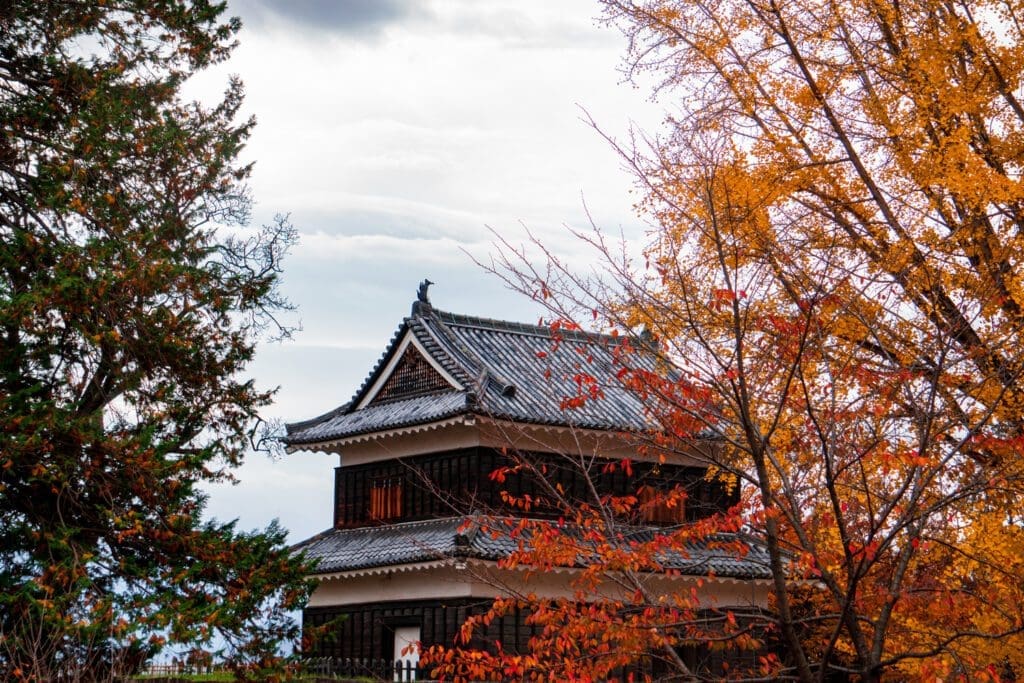 The top of the Ueda Castle