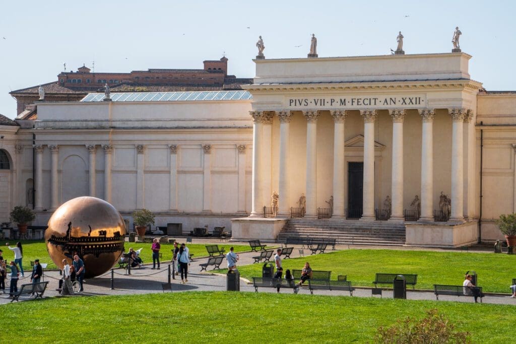 The Vatican Museums is Rome are a great place to add to a one month Europe backpacking itinerary.