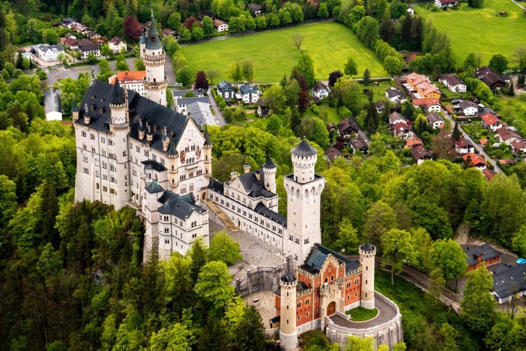 Neuschwanstein Castle in Germany is another place to add to a one month Europe backpacking itinerary.